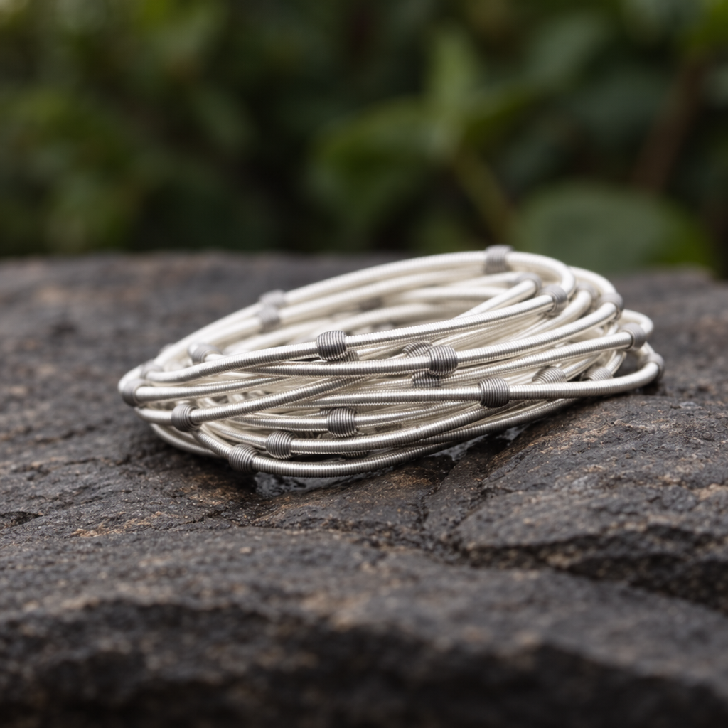 Silver and Gray Stack