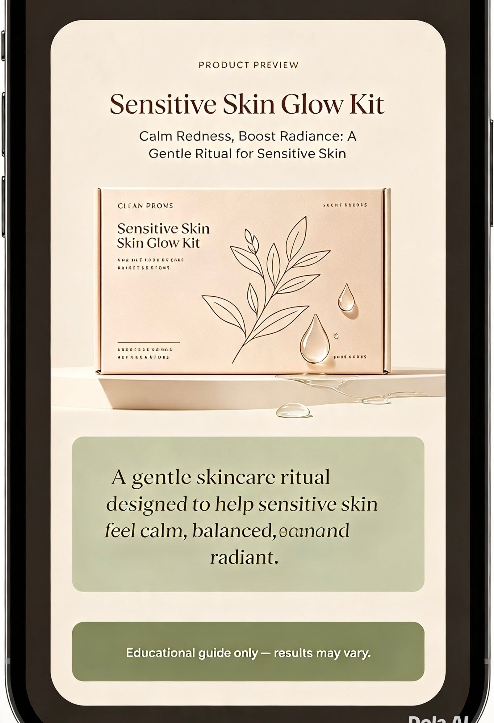Sensitive Skin Glow Kit