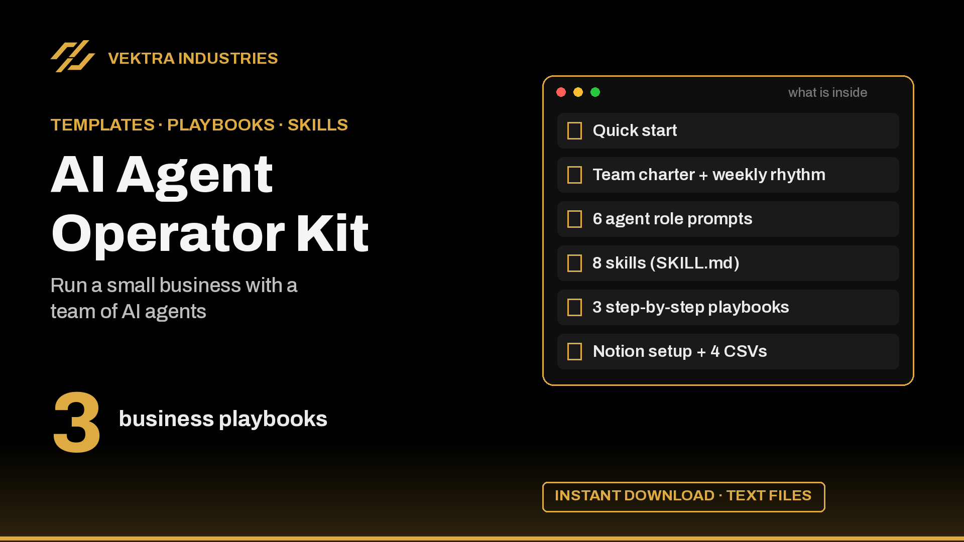 AI Agent Operator Kit