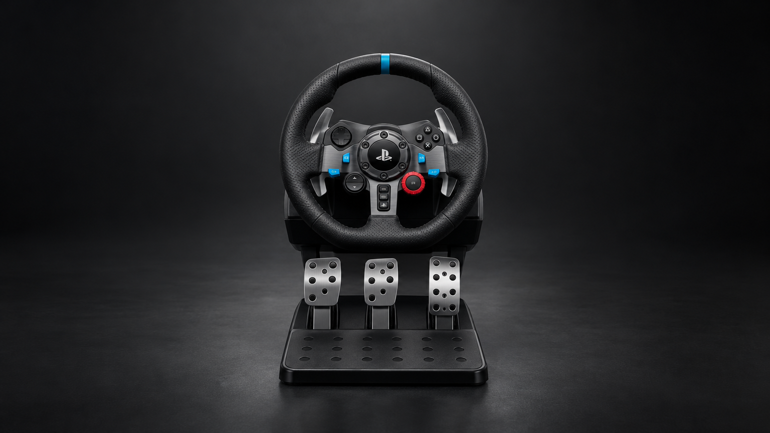 Logitech G29 racing wheel with three-pedal set