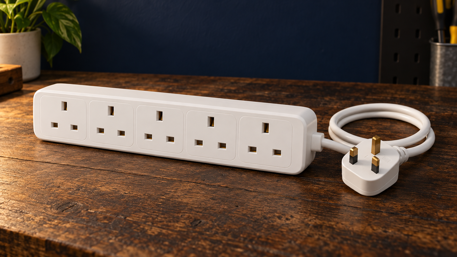 5-Way Trailing Socket