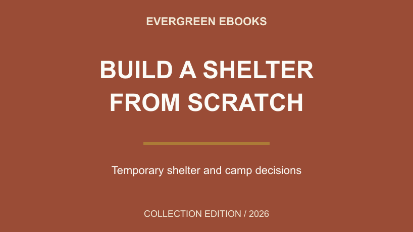 How to Build a Shelter From Scratch