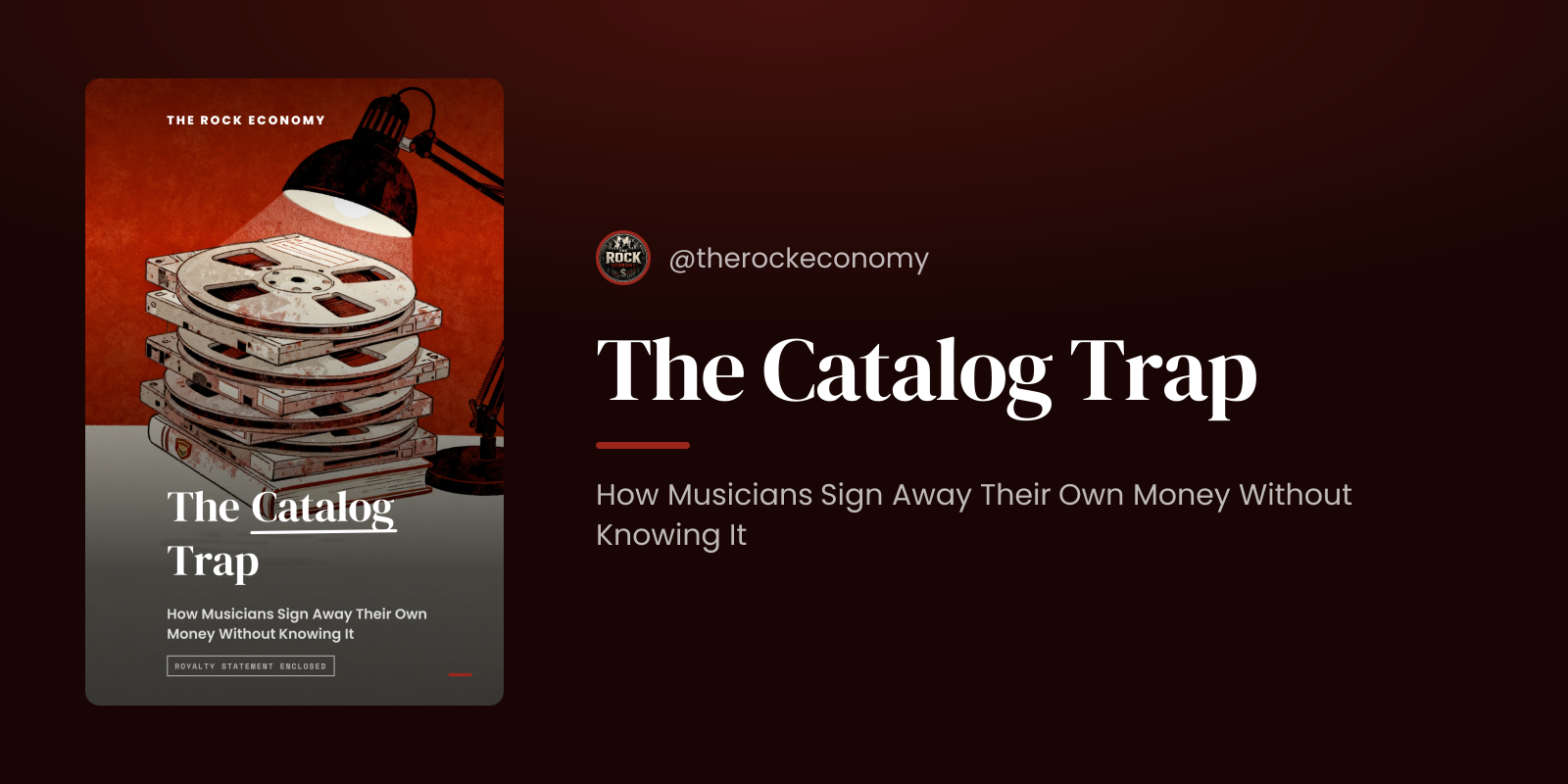 The Catalog Trap
