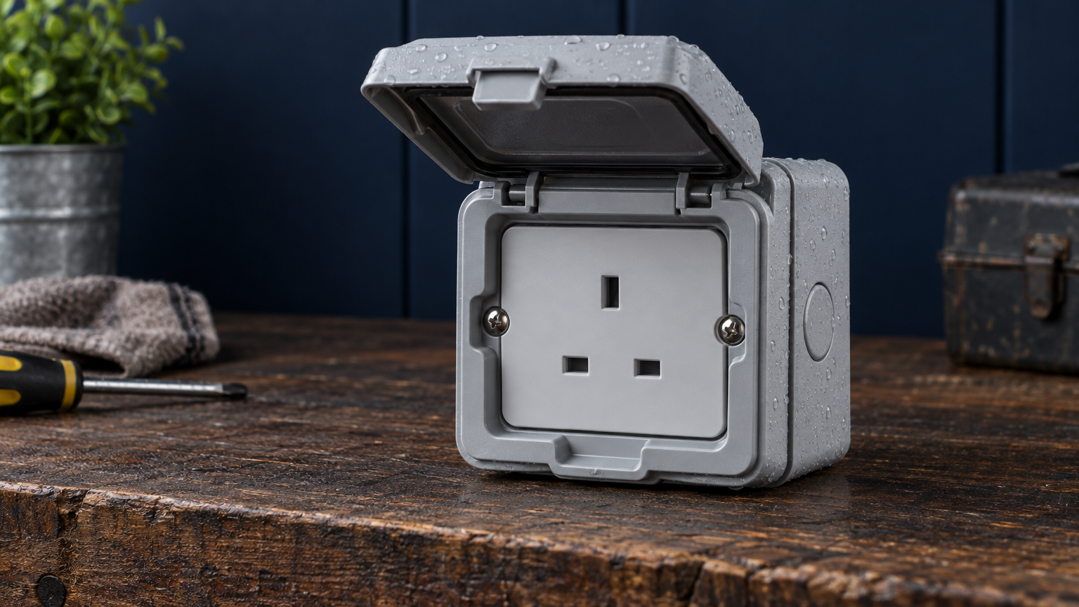 IP66 Weatherproof Outdoor Socket