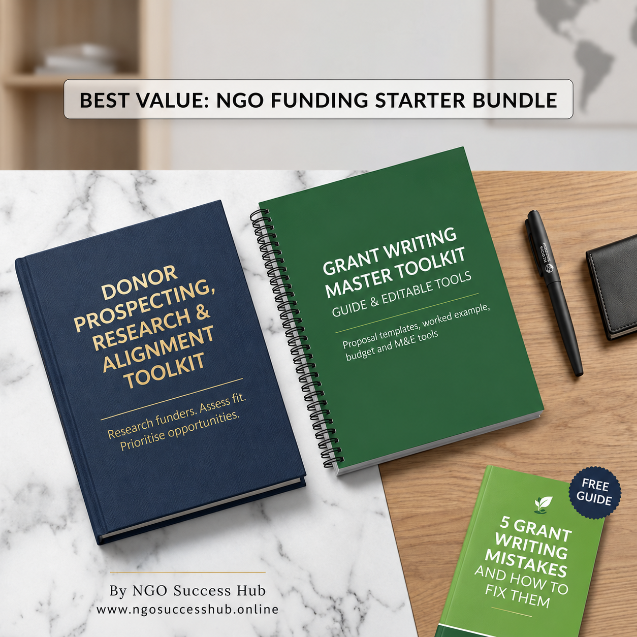 BEST VALUE: NGO Funding Starter Bundle