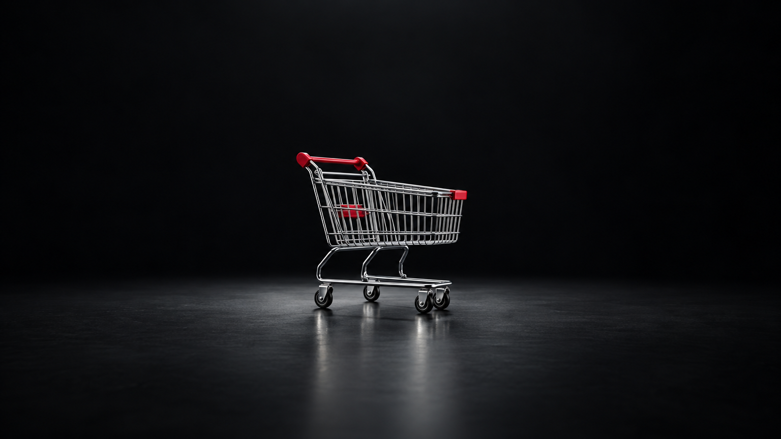 Steel Supermarket Shopping Cart