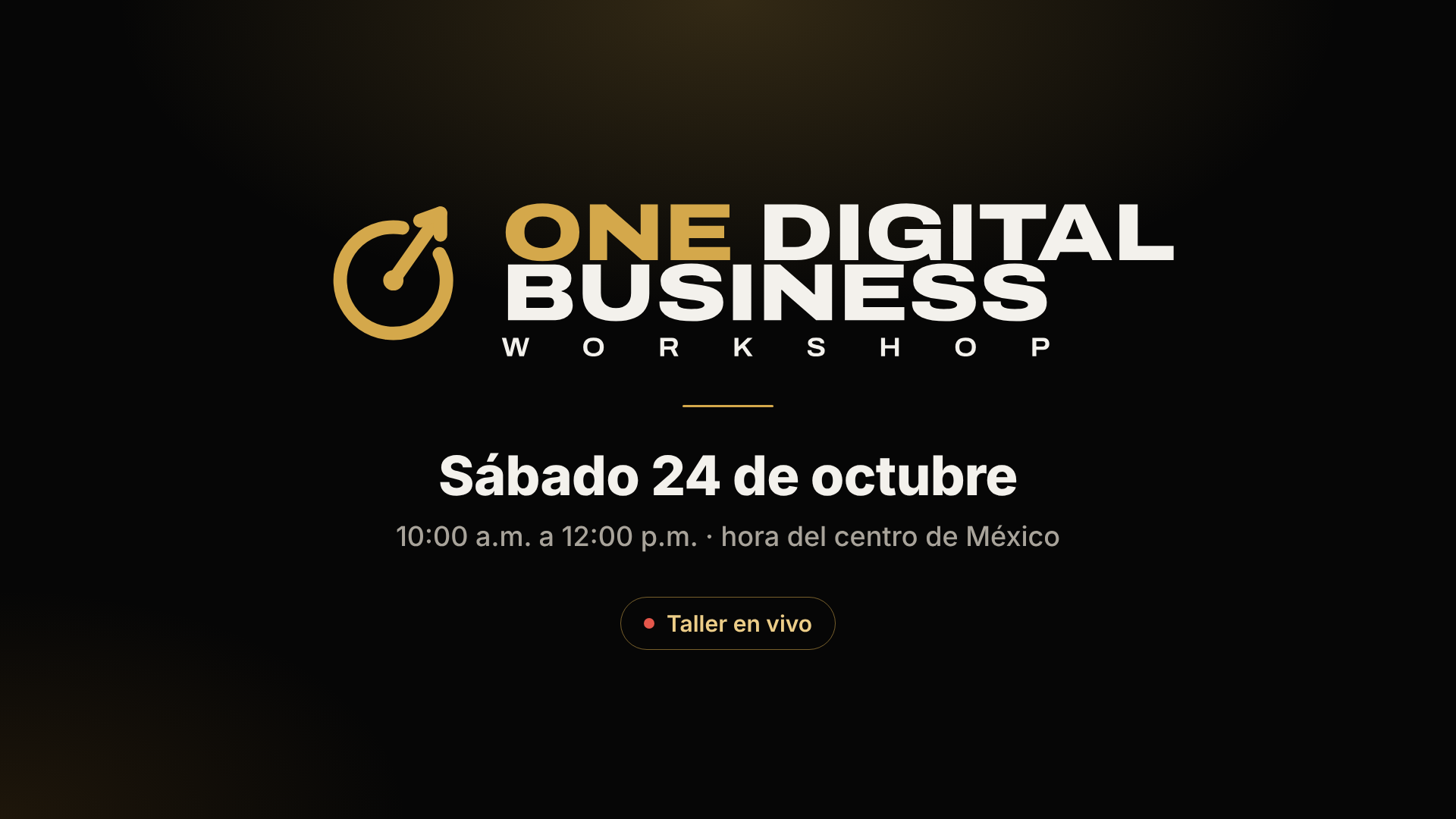 One Digital Business Workshop