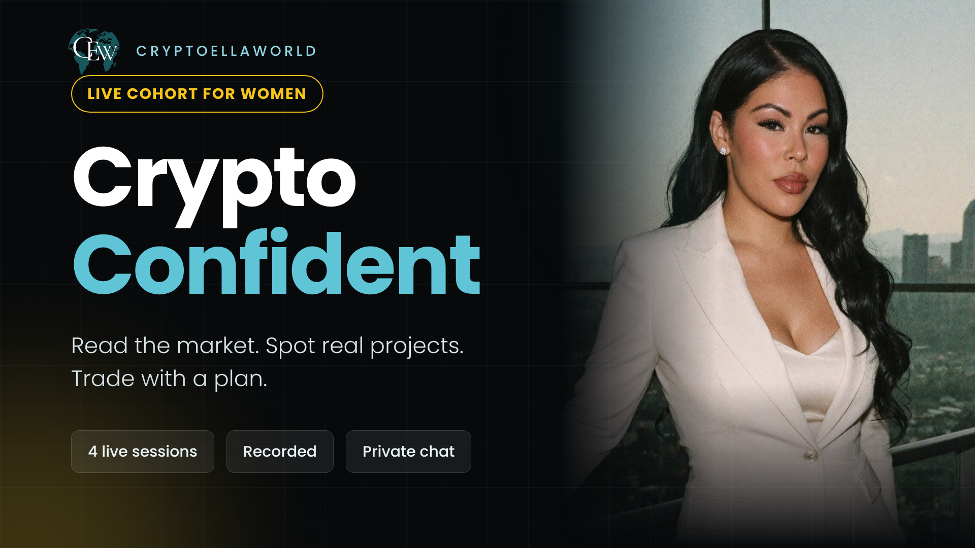 Crypto Confident: The 4-Week Live Cohort for Women