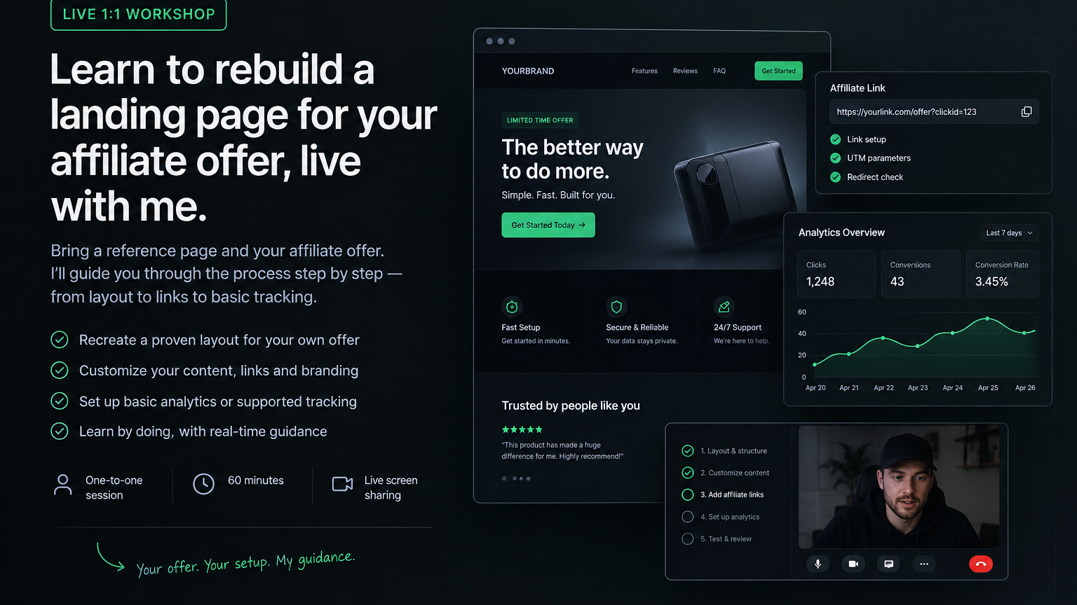 Affiliate Landing Page Rebuild Workshop