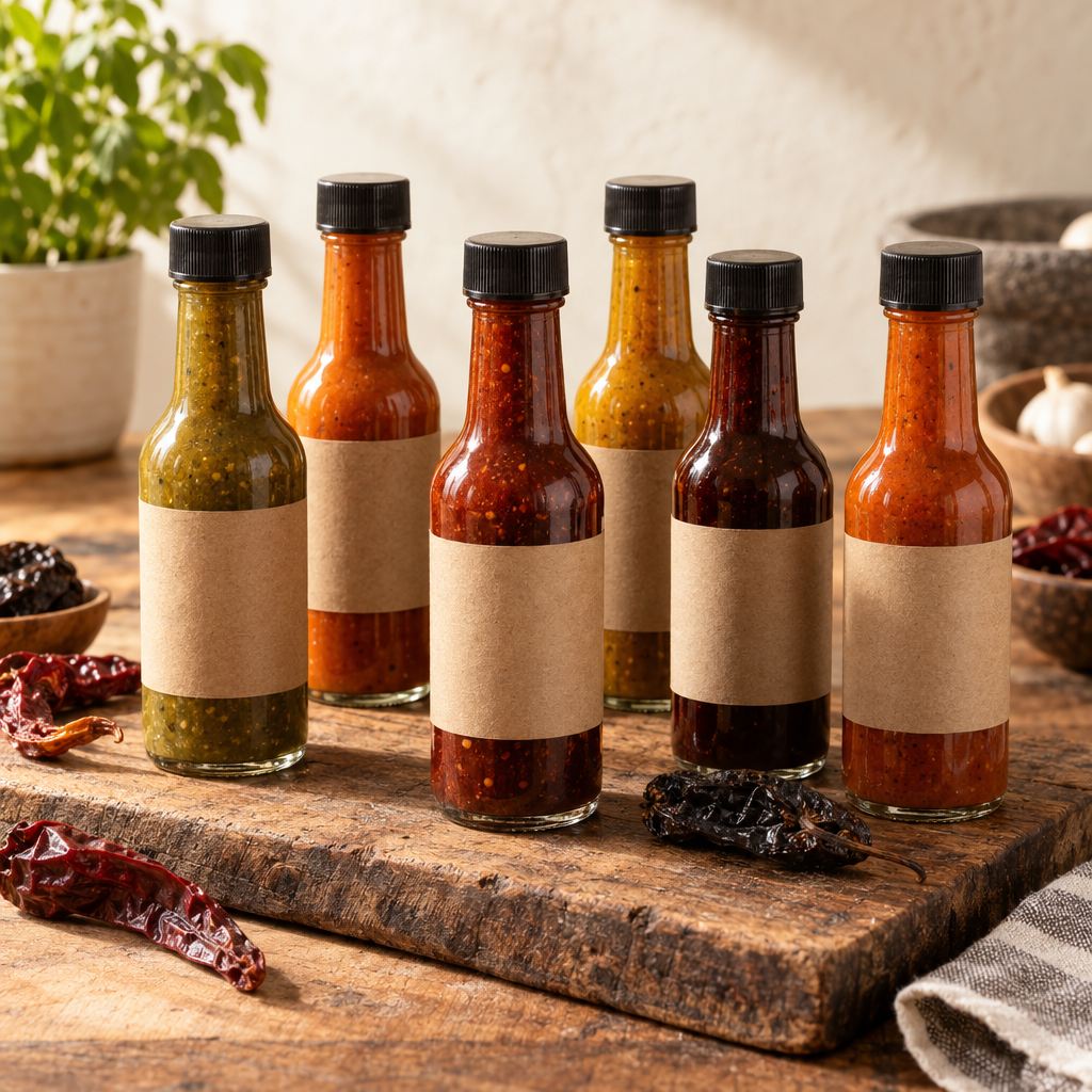 Small-Batch Hot Sauce Case