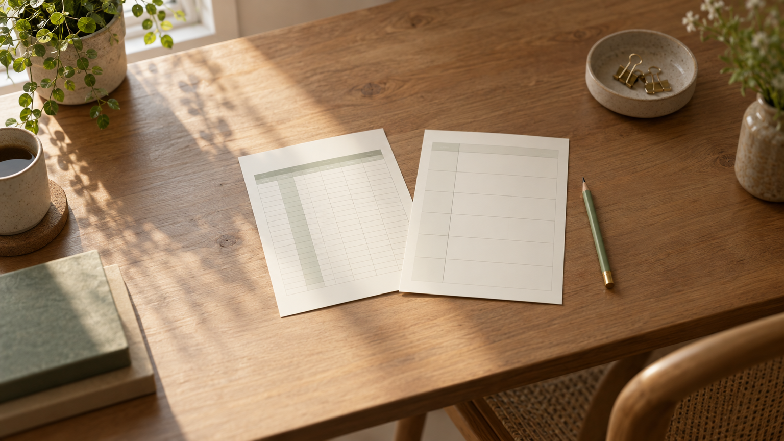 Spreadsheets & Planners
