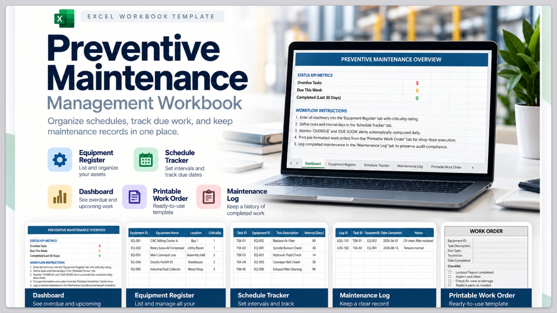 Preventive Maintenance Management Workbook