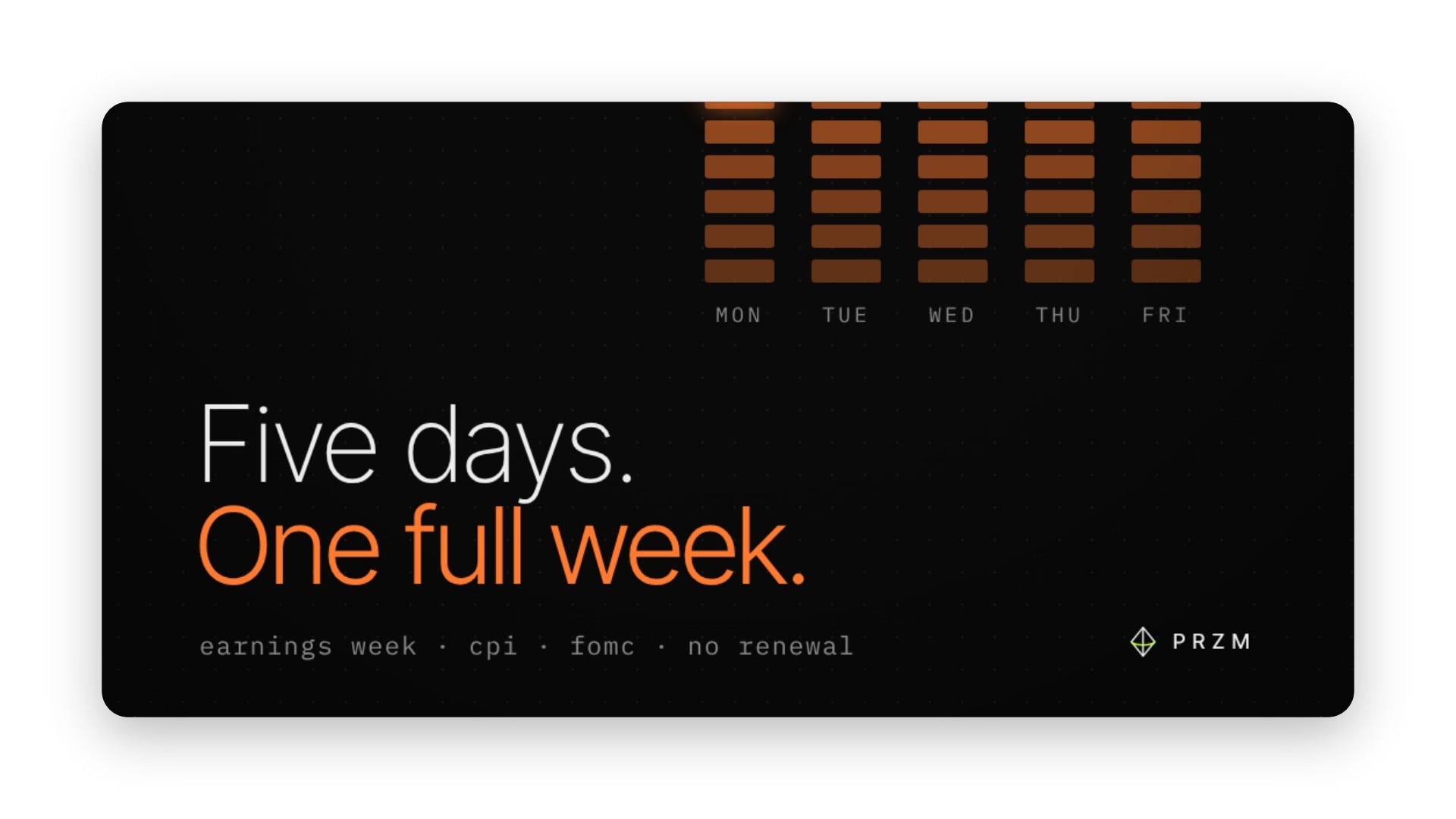PRZM 5 Day Pass