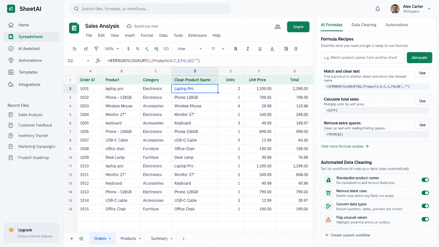 AI Spreadsheet Automation Community