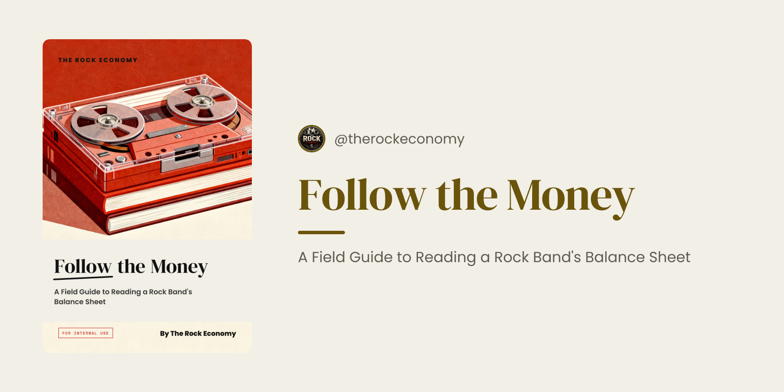 Follow the Money