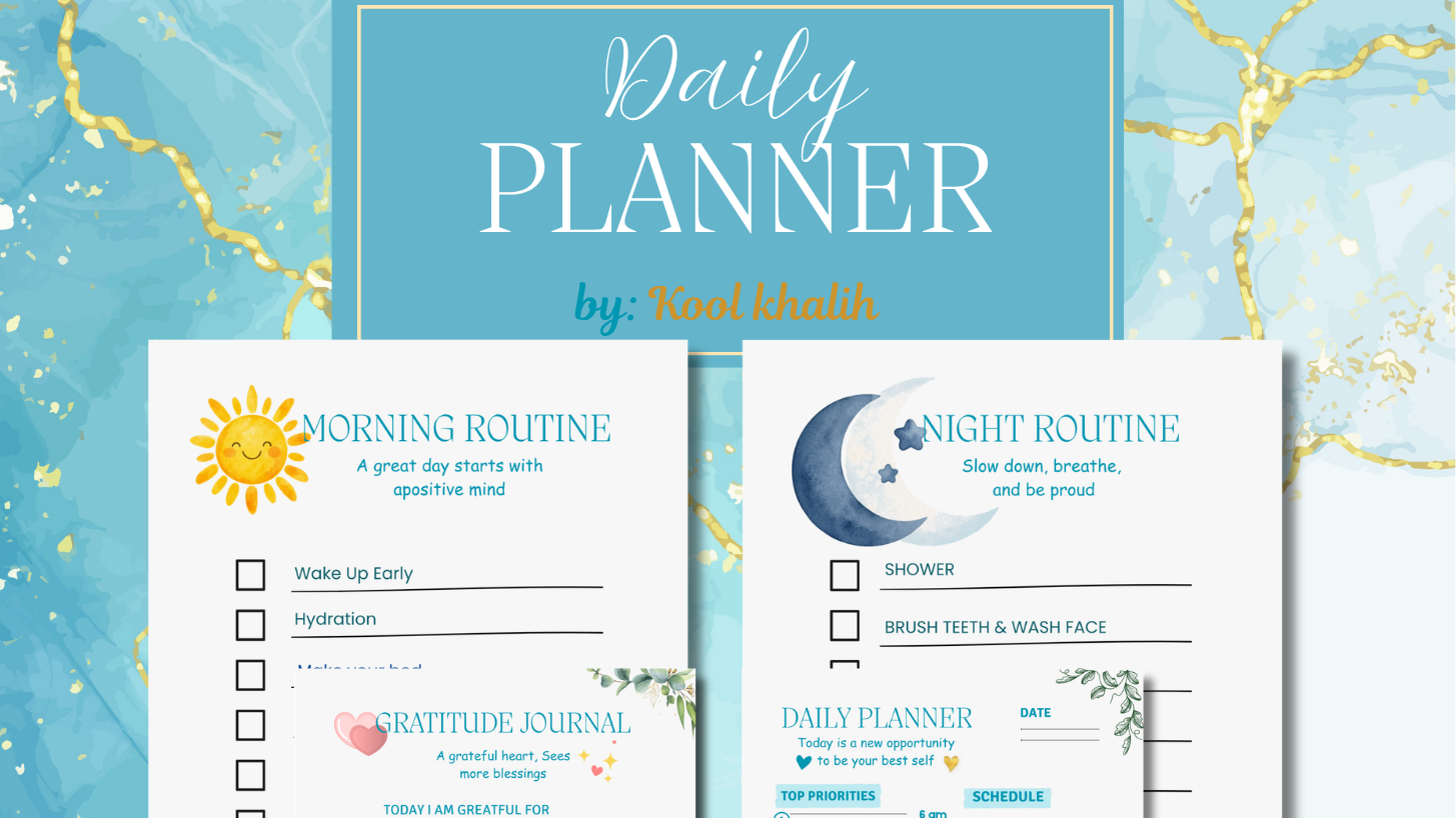 Daily Planner Printable | Organize Your Day & Priorities