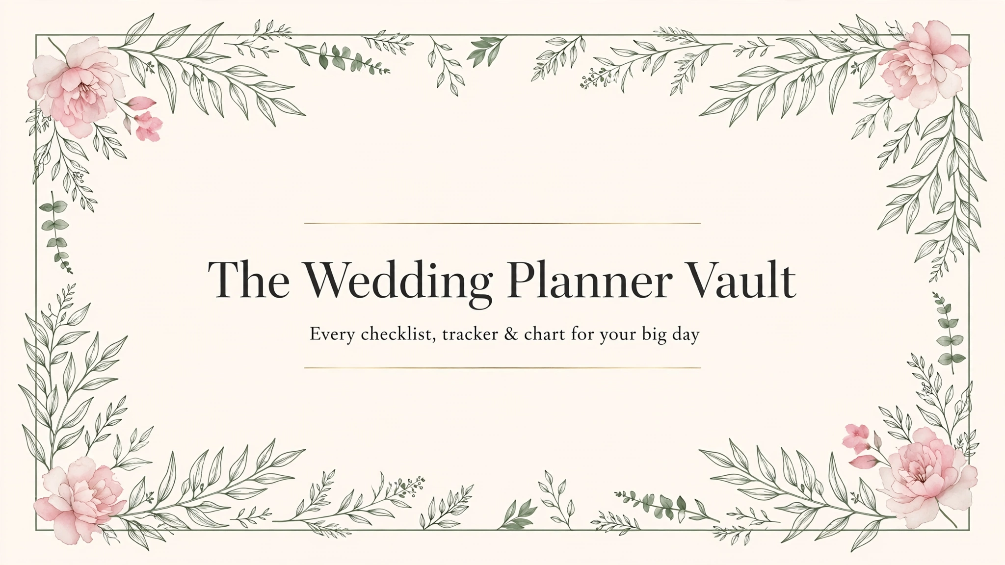 The Wedding Planner Vault