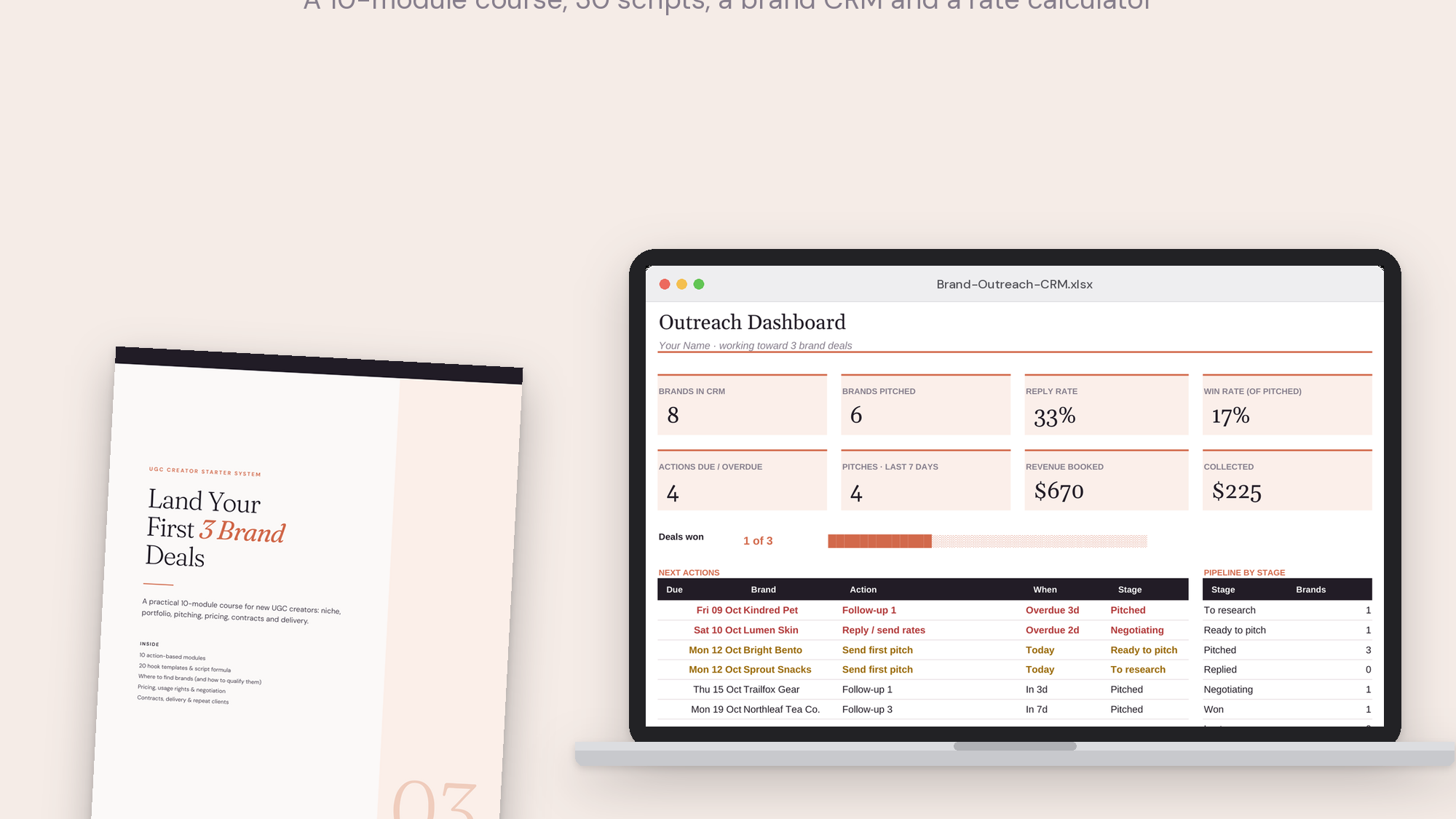 Land Your First 3 Brand Deals: The UGC Creator Starter System
