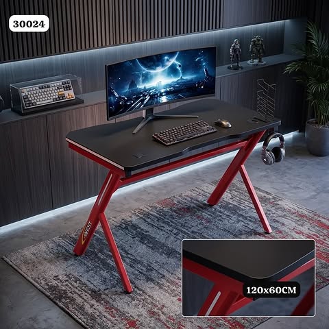 Escritorio gamer 120x60 cm