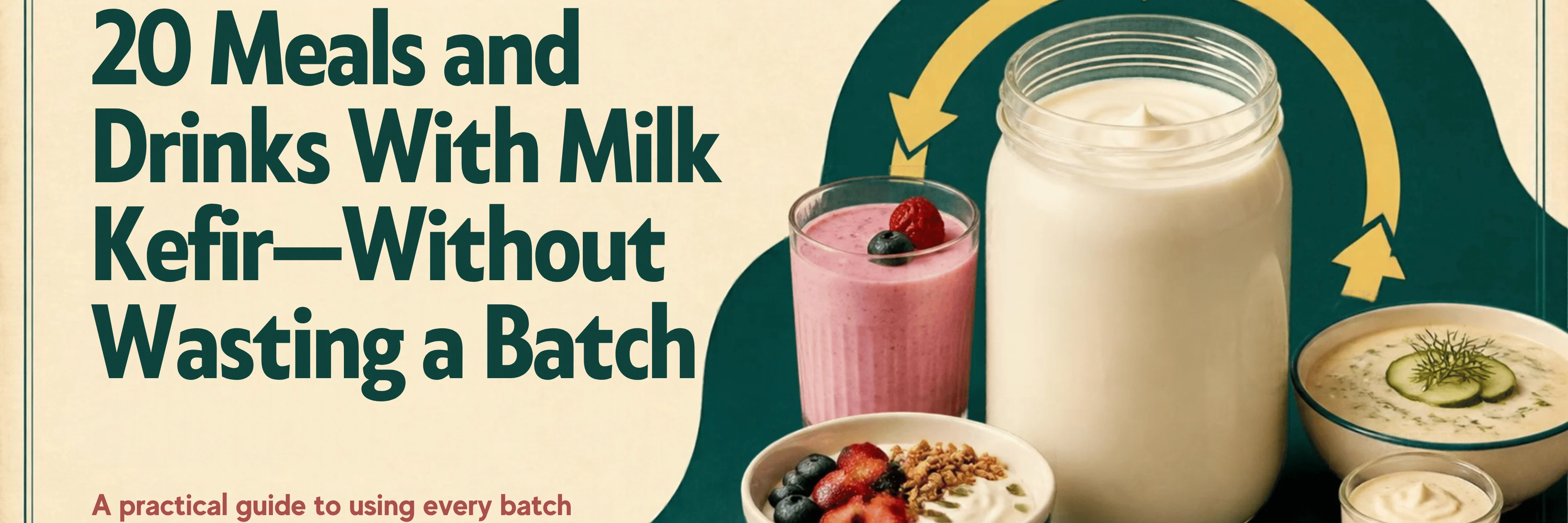 20 Meals and Drinks With Milk Kefir