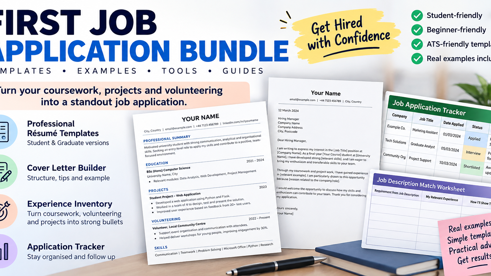 First Job Application Bundle