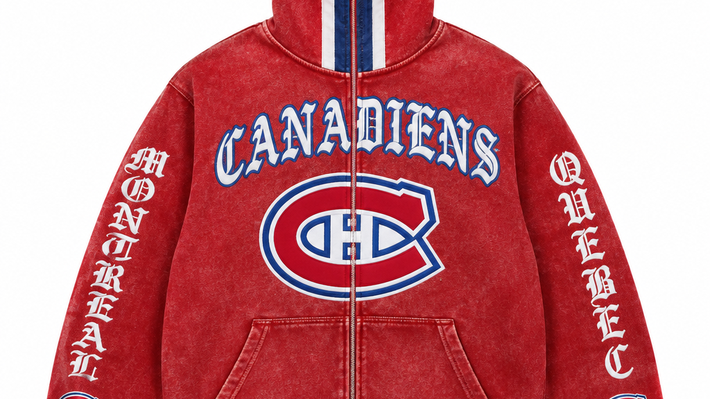 Canadiens Vintage Helmet Hoodie