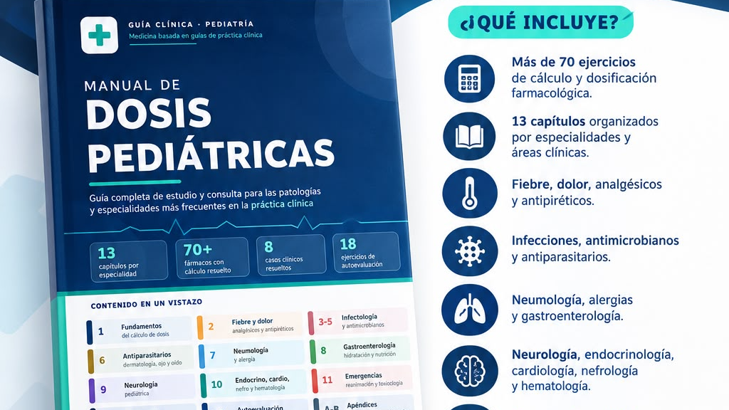 🩺 MANUAL DE DOSIS PEDIÁTRICAS | GUÍA CLÍNICA 2026