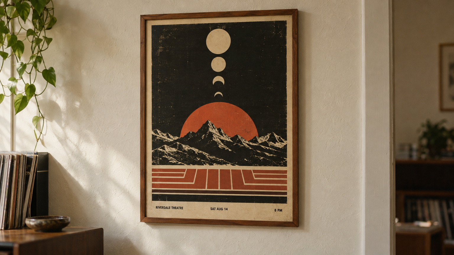 Framed Concert Poster