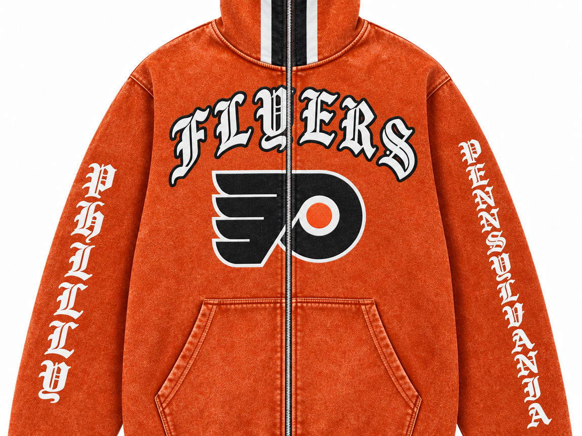 Flyers Vintage Helmet Hoodie