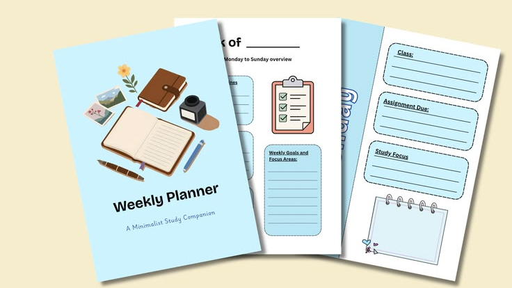 Weekly Student Digital Planner