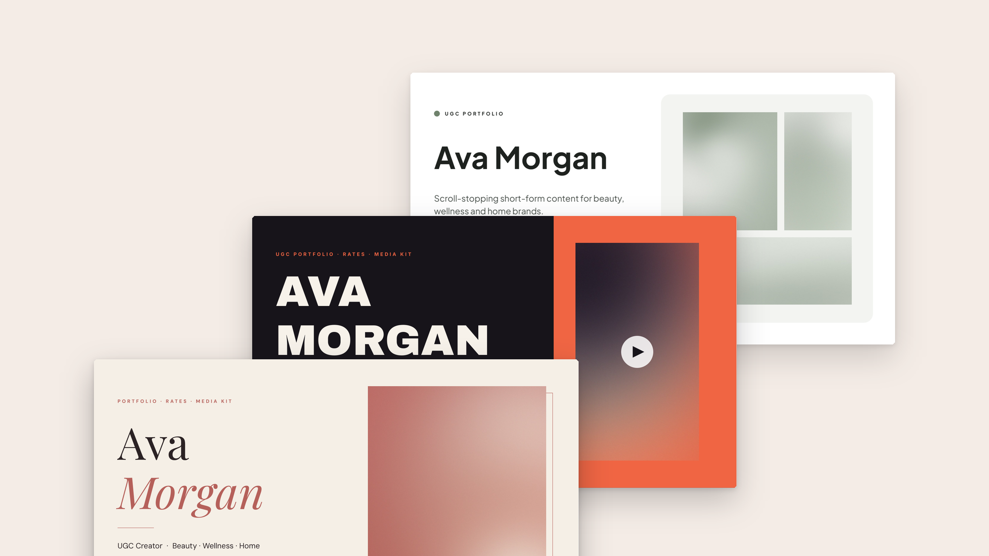 UGC Portfolio & Rate Card Kit: Editable Templates + Pitch Scripts