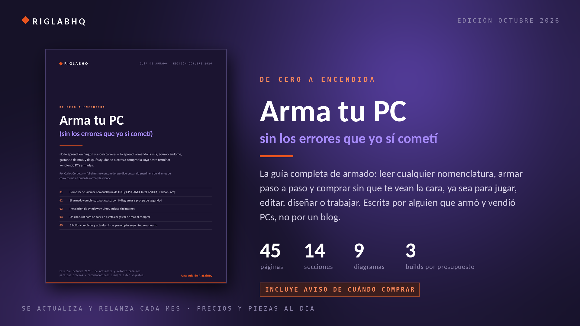 Arma tu propia PC (Sin los errores que yo cometí)