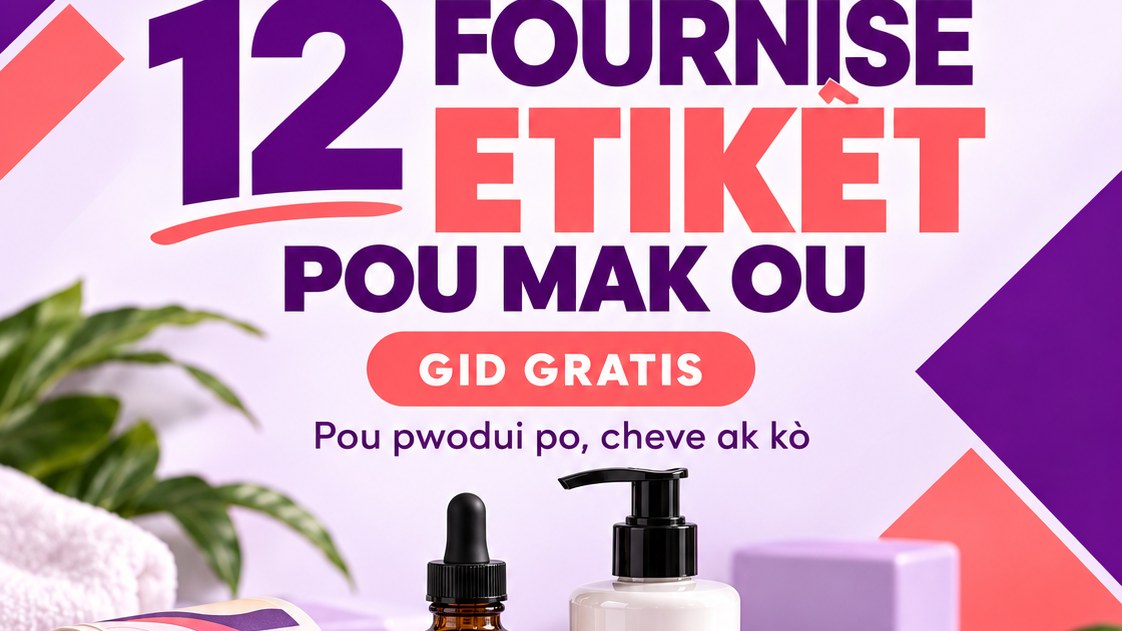 12 Founisè Etikét Pou Mak Ou 