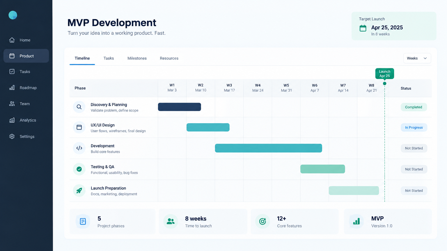 MVP Development