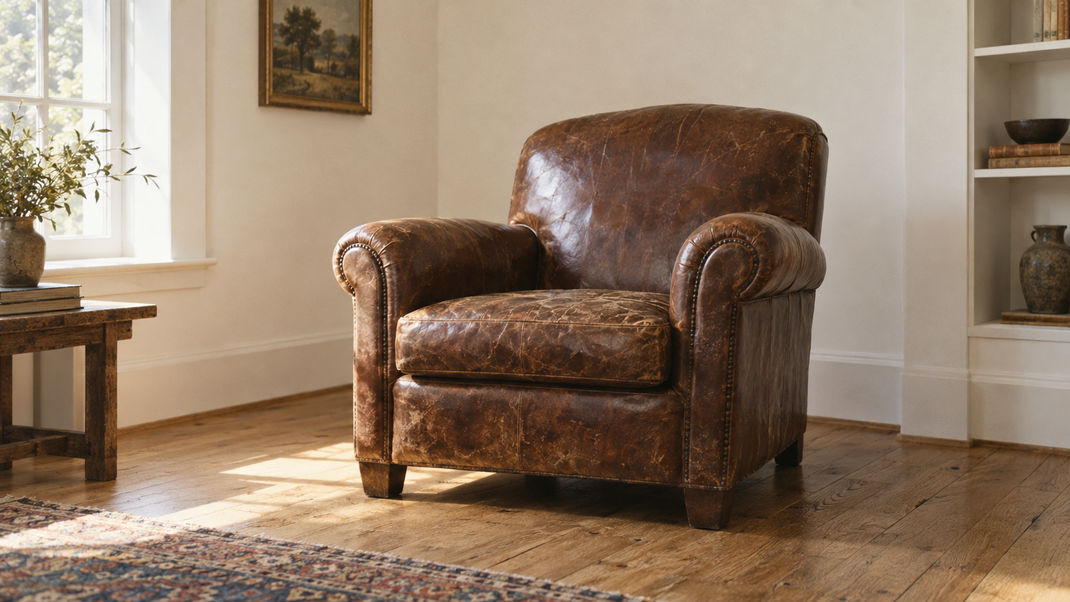 Leather Club Chair