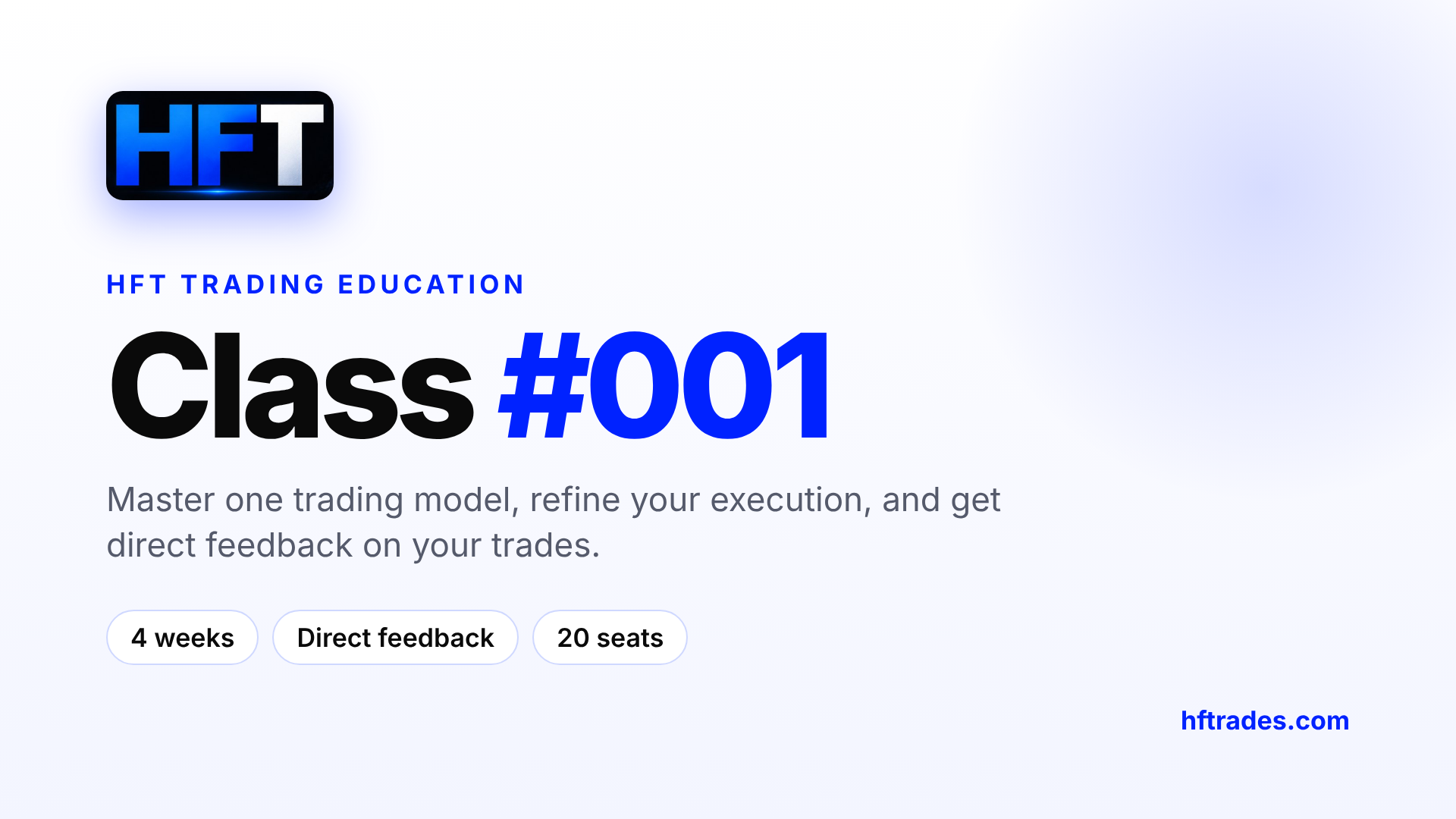 HFT Class #001