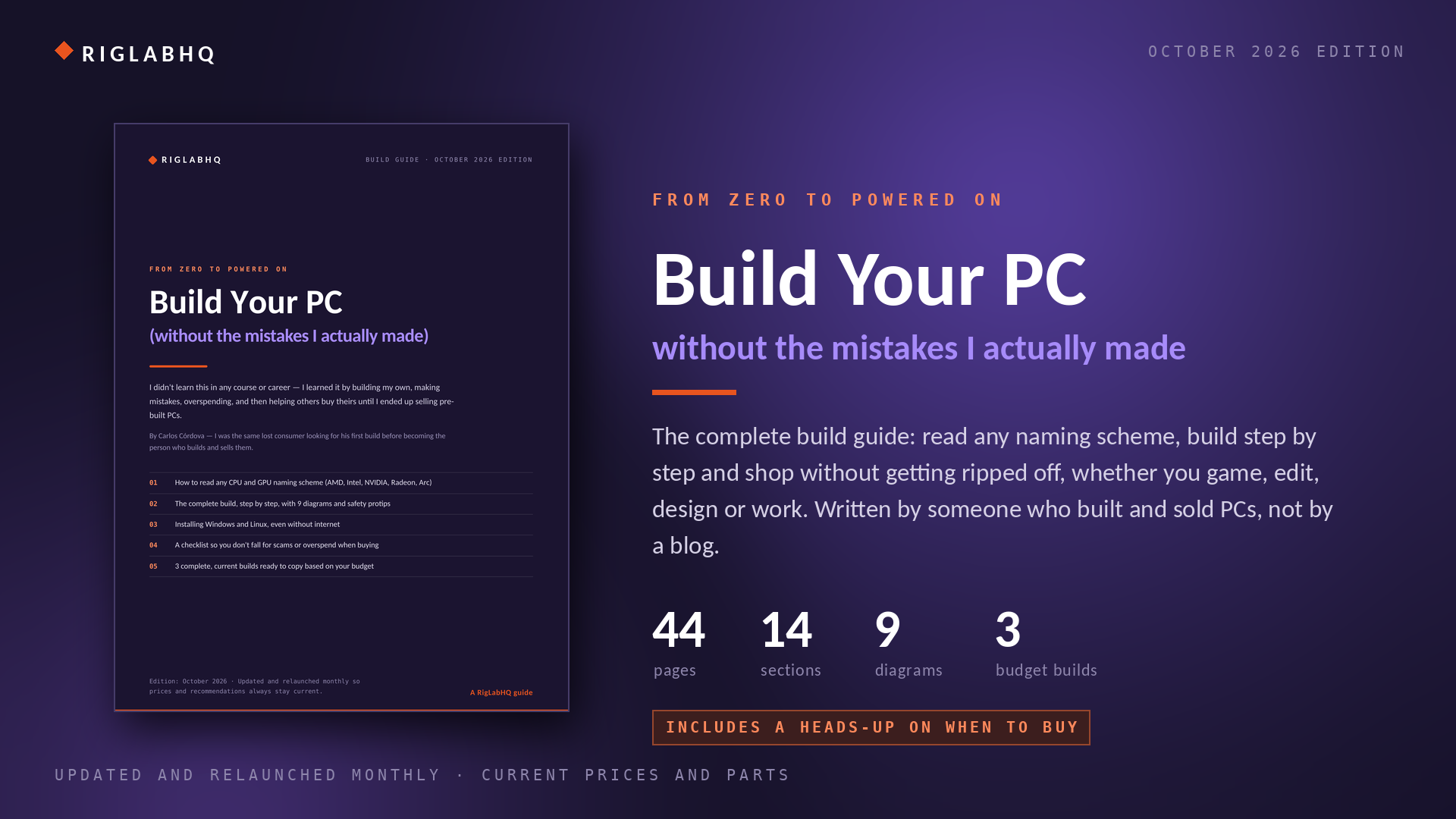 Build Your Own PC (without the mistakes I actually made)