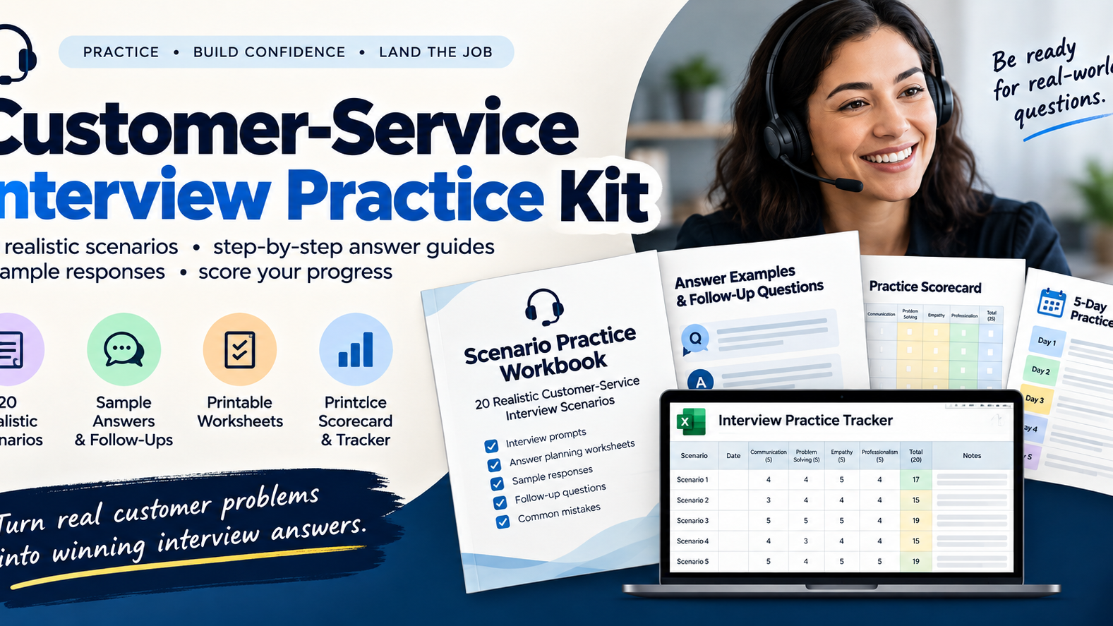 Customer-Service Interview Practice Kit
