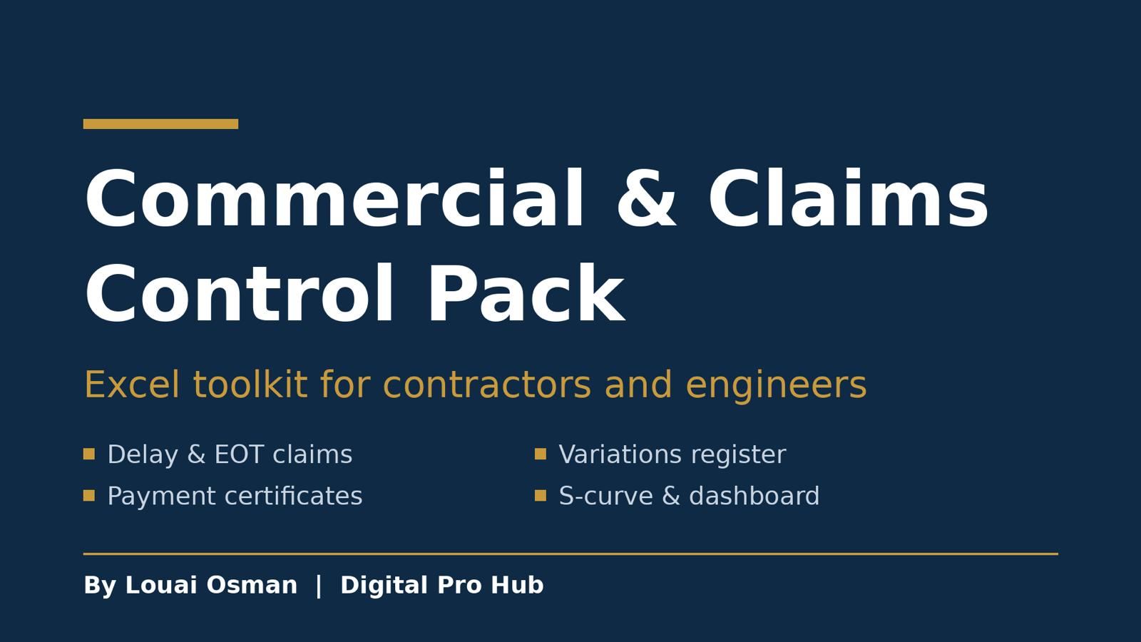   Commercial & Claims Pack