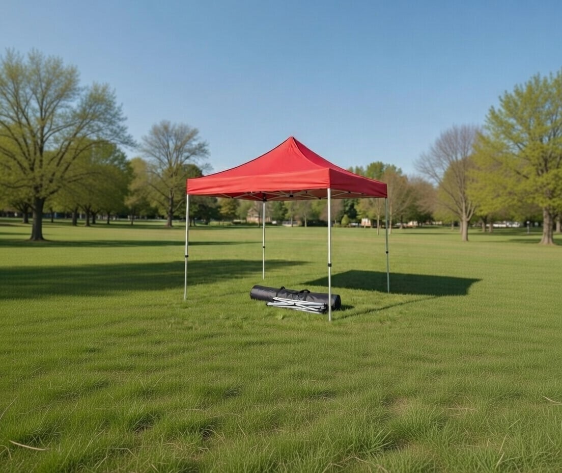 Toldo Impermeable Rojo