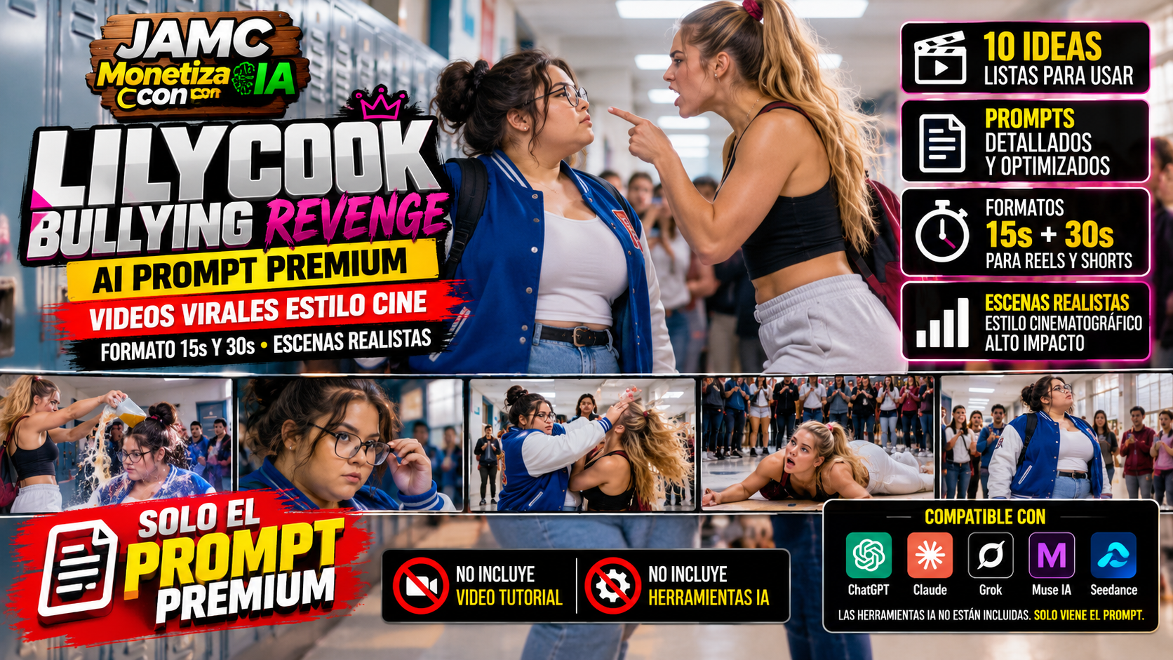 PROMPT Mini Dramas / Escolares con IA