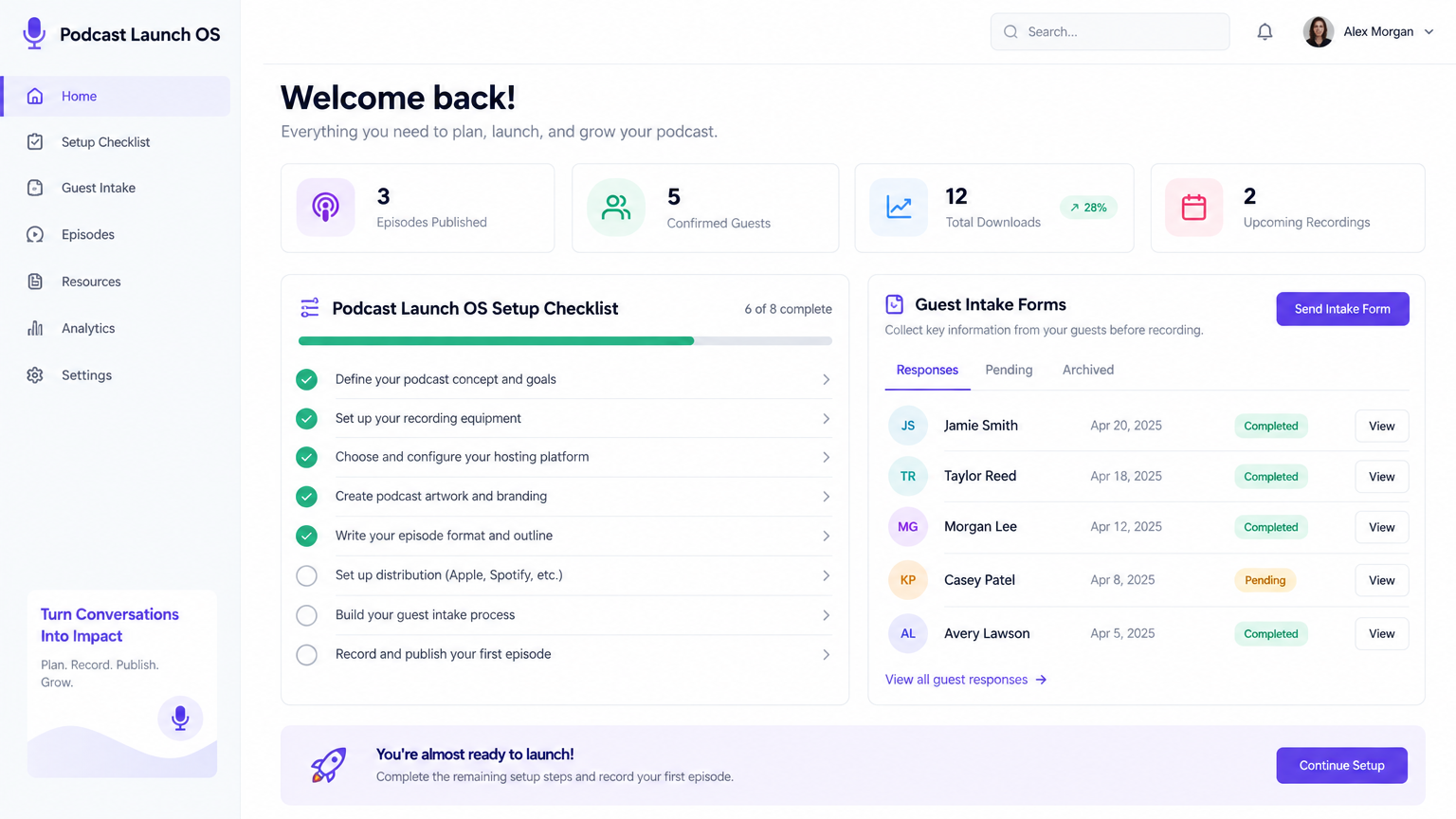 Podcast Launch OS