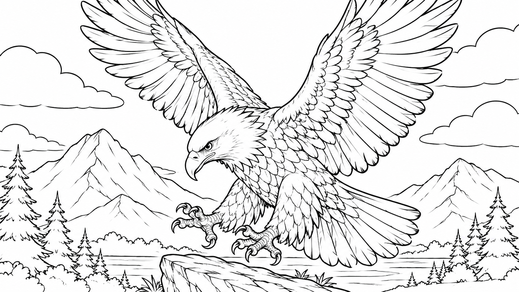 Nature & Wildlife Coloring Pages Bundle