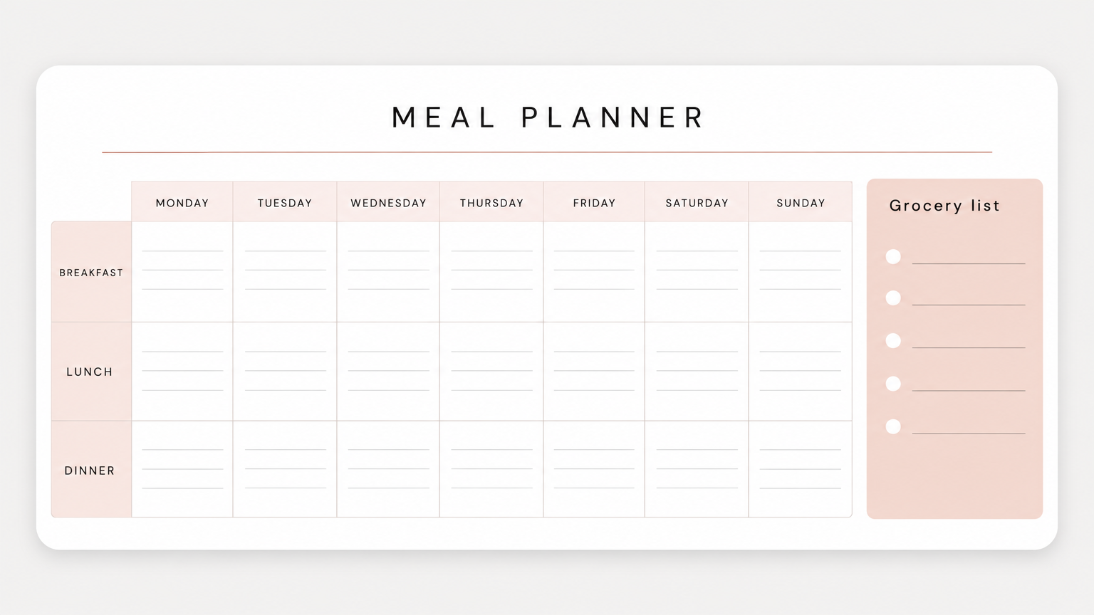 Meal Planner Pro
