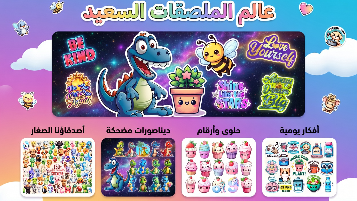باقة الملصقات المنوعة