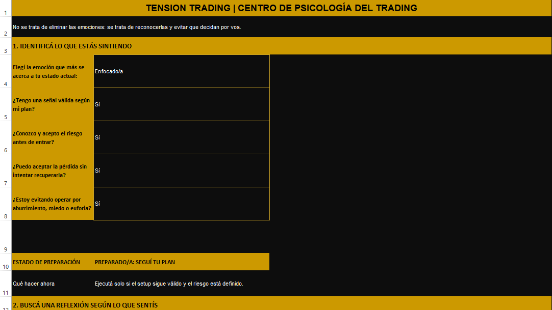 Plantilla Automatizada de Bitácora Trading