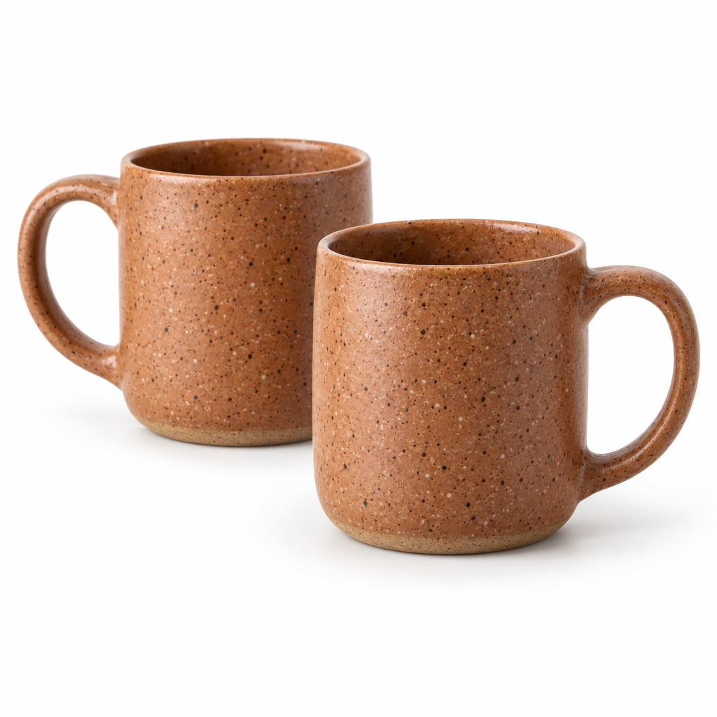 Stoneware Mug Pair