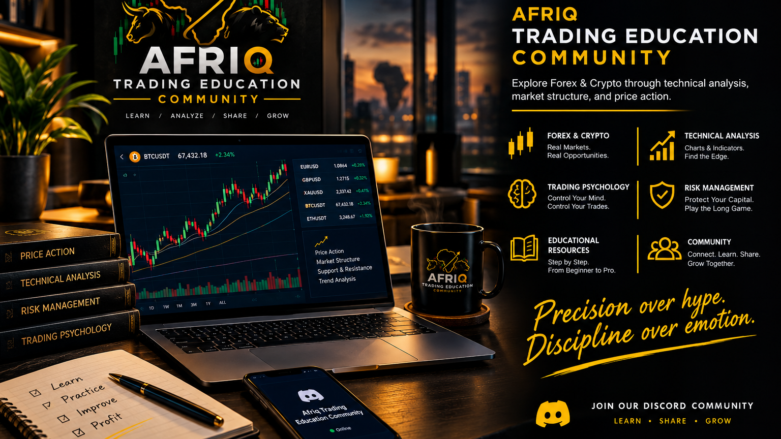 AfriQ trading  Education community Access