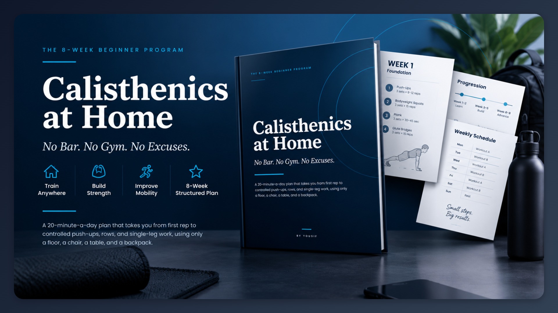 Calisthenics at Home: No Bar, No Gym 8-week program