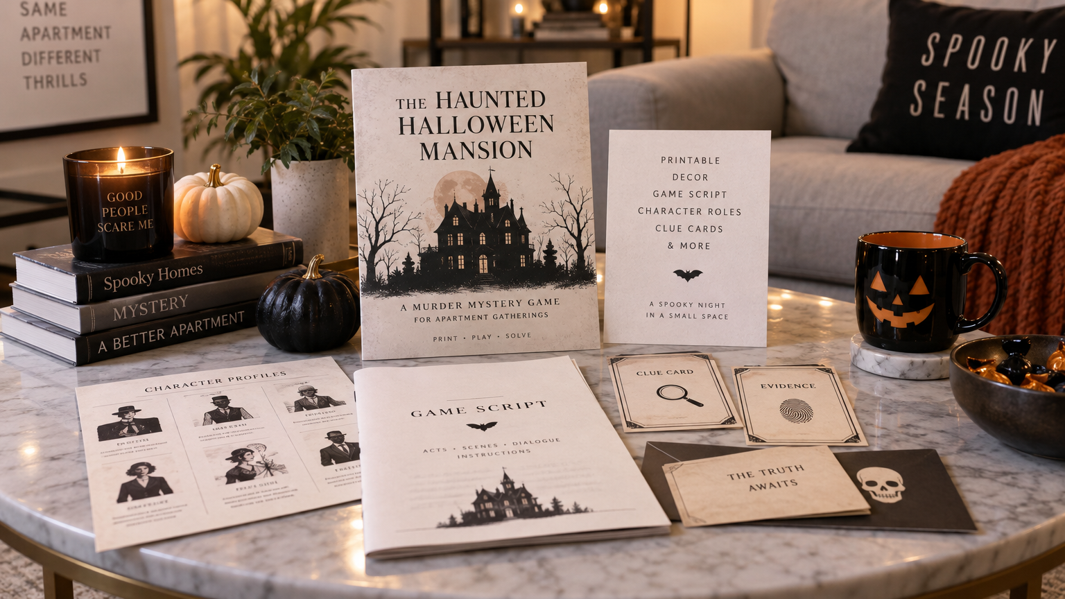 Spooky Flat: Apartment Halloween Kit